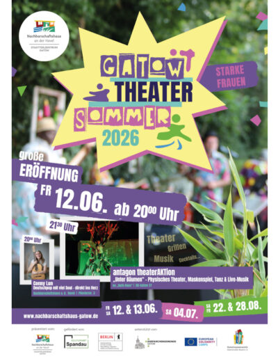 Theater Sommer 2026 große eröffnung 12 Juni 20 Uhr